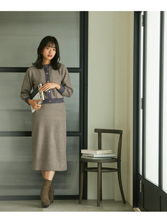 楽天市場 クラシカルニットセットアップ Proportion Body Dressing プロポーションボディドレッシング ワンピース ドレス その他の ワンピース ドレス レッド 送料無料 Rakuten Fashion Proportion Body Dressing