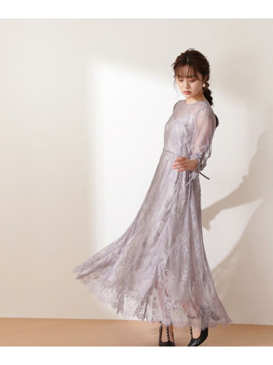 楽天市場】【SALE／50%OFF】《Lou Lou Fee》レースロングドレス 