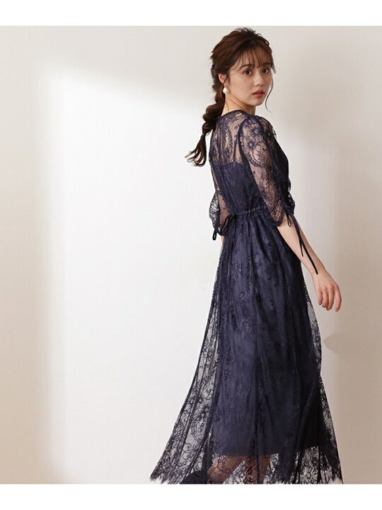 楽天市場】【SALE／50%OFF】《Lou Lou Fee》レースロングドレス 