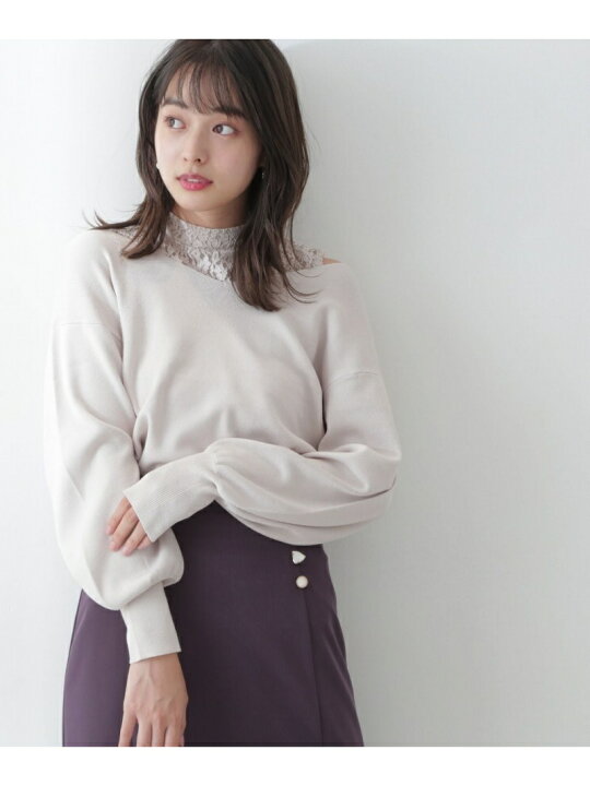 楽天市場】【SALE／20%OFF】レースドッキングニット PROPORTION BODY 
