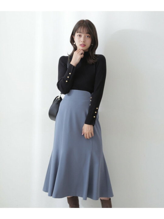 楽天市場】【SALE／30%OFF】ビジュー釦マーメイドスカート PROPORTION 