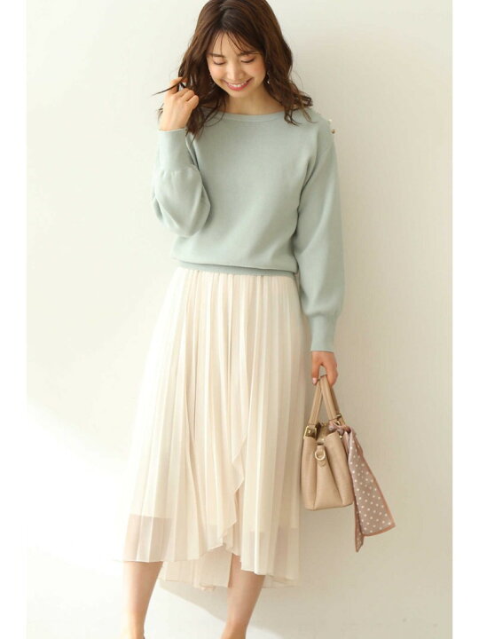 楽天市場】【SALE／60%OFF】《田中みな実さん着用》ラップシフォン  