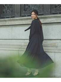【SALE／50%OFF】タイ付きウエストシャーリングワンピース PROPORTION BODY DRESSING プロポーションボディドレッシング ワンピース・ドレス ワンピース ピンク グレー ブラック【RBA_E】【送料無料】[Rakuten Fashion]