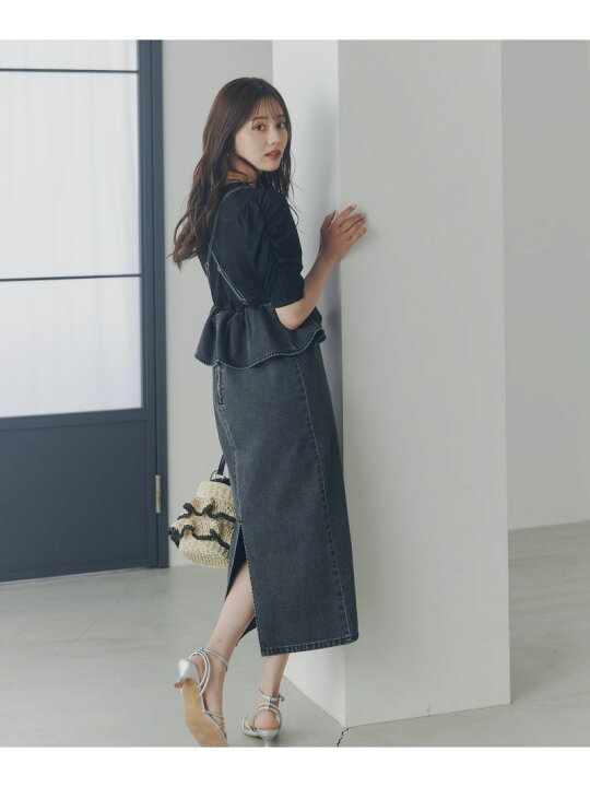 楽天市場】【SALE／10%OFF】フリルデニムジャンスカ PROPORTION BODY  