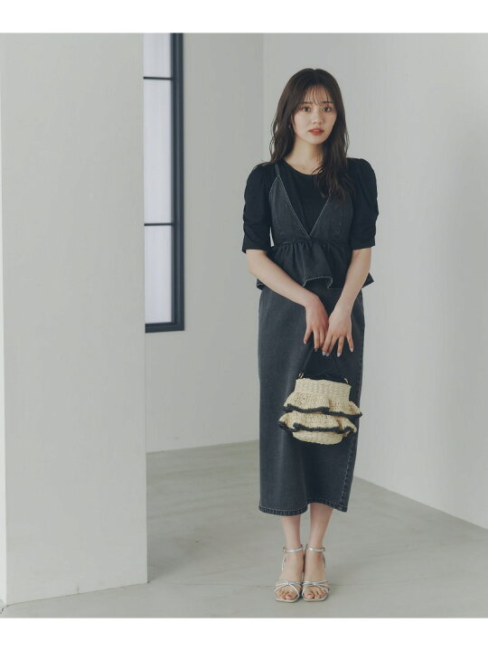 楽天市場】【SALE／10%OFF】フリルデニムジャンスカ PROPORTION BODY  