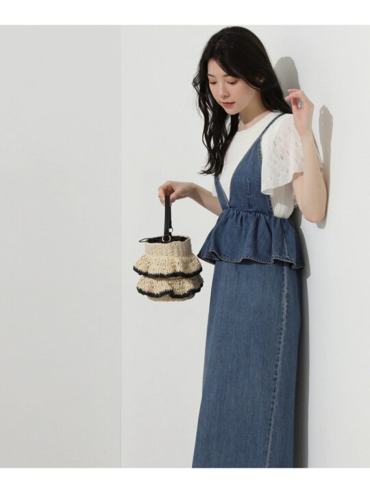 楽天市場】【SALE／10%OFF】フリルデニムジャンスカ PROPORTION BODY  