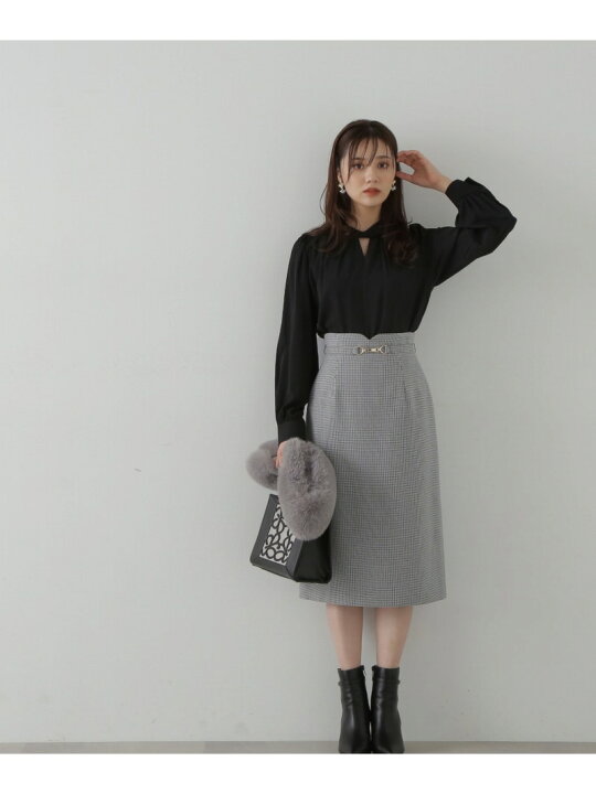 楽天市場】【SALE／30%OFF】ウーリッシュ千鳥ハイウエストタイト 