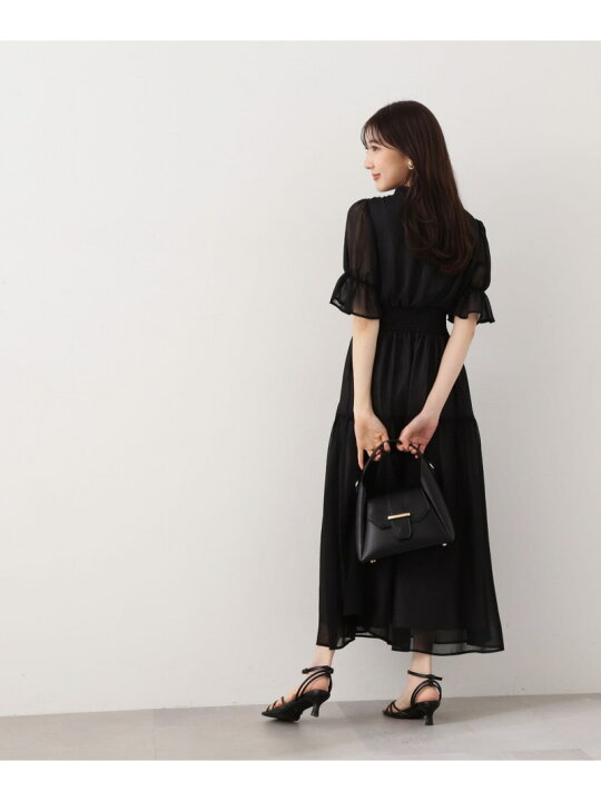 楽天市場】【SALE／30%OFF】シフォンギャザーワンピース 24SS  