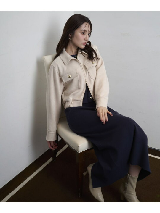楽天市場】【SALE／50%OFF】フェイクスエード調ブルゾン 25AW 