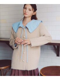 【SALE／60%OFF】フェザージャコット 25AW PROPORTION BODY DRESSING プロポーションボディドレッシング ジャケット・アウター ブルゾン・ジャンパー ホワイト グレー ベージュ【RBA_E】【送料無料】[Rakuten Fashion]