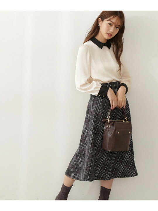 楽天市場】【SALE／20%OFF】｜美人百花10月号掲載｜バイカラーブラウス 