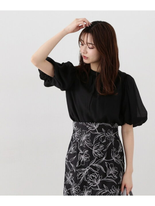 楽天市場】【SALE／30%OFF】シアーバルーンスリーブブラウス 