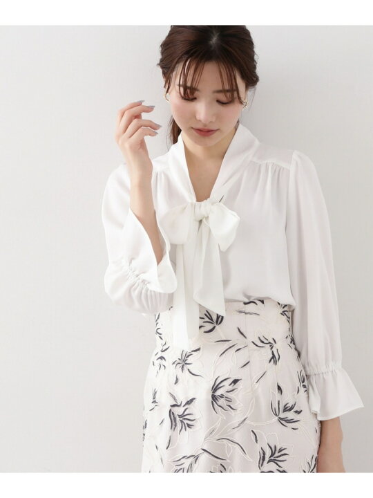 楽天市場】【SALE／30%OFF】ボウタイブラウス WEB限定カラー:ブルー 