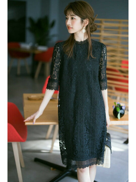 楽天市場 Sale 30 Off クラシカルレースワンピース Proportion Body Dressing プロポーションボディドレッシング ワンピース ワンピースその他 ブラック ブラウン ブルー Rba E 送料無料 Rakuten Fashion Proportion Body Dressing