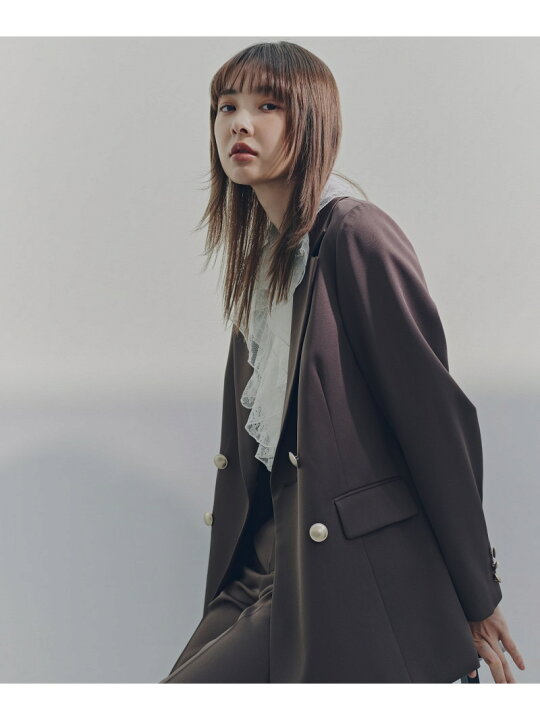 楽天市場】【SALE／30%OFF】ゴールド釦ダブルブレストジャケット 25AW 