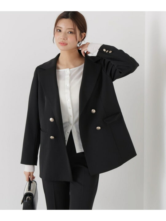 楽天市場】【SALE／30%OFF】ゴールド釦ダブルブレストジャケット 25AW 