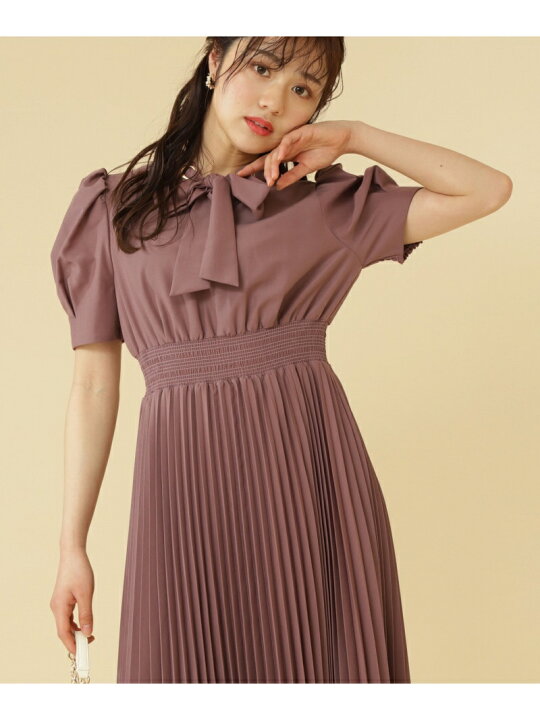 楽天市場】【SALE／50%OFF】シャーリングプリーツワンピース 