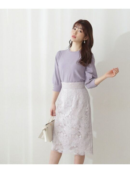 楽天市場】【SALE／50%OFF】ケミカルレースタイトスカート PROPORTION  
