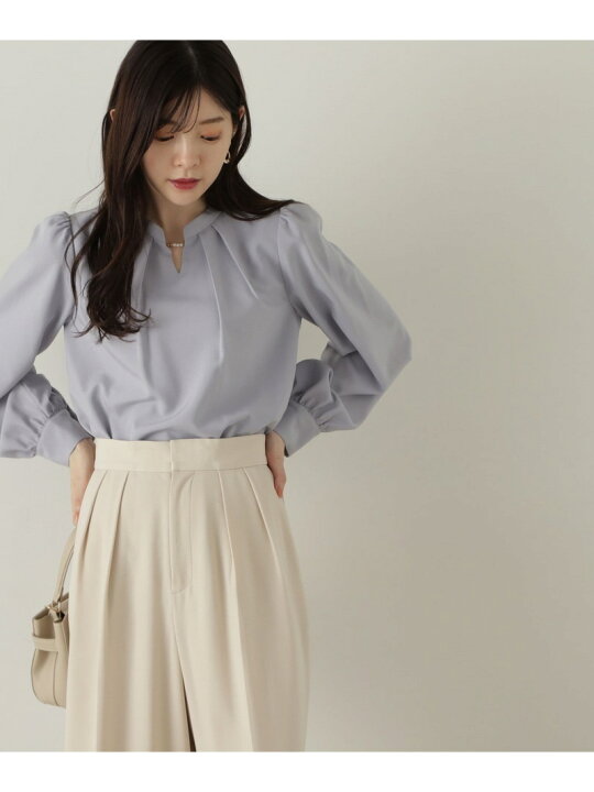 楽天市場】【SALE／10%OFF】スタンドパールブラウス 24AW PROPORTION 