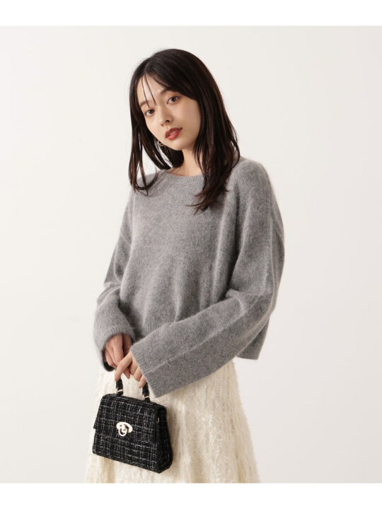 楽天市場】【SALE／50%OFF】ショートFOX混ニット 25AW PROPORTION BODY 