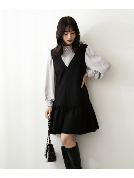 楽天市場】【SALE／20%OFF】ミニティアードジャンパースカート 