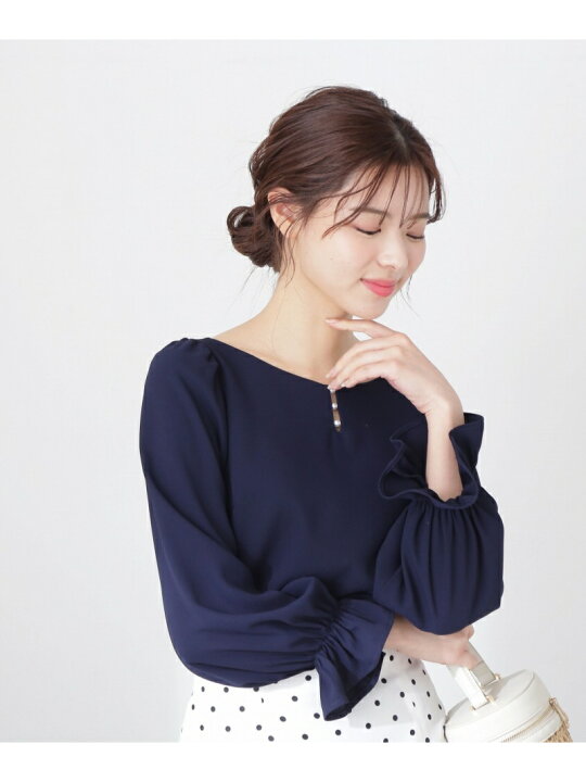 楽天市場】【SALE／50%OFF】スリットパールブラウス PROPORTION BODY 