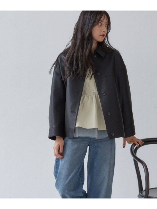 フェイクレザージャケット | PROPORTION BODY DRESSING | ノード ｜その他