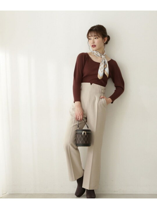 楽天市場】【SALE／50%OFF】ハイウエストフレアパンツ PROPORTION BODY 