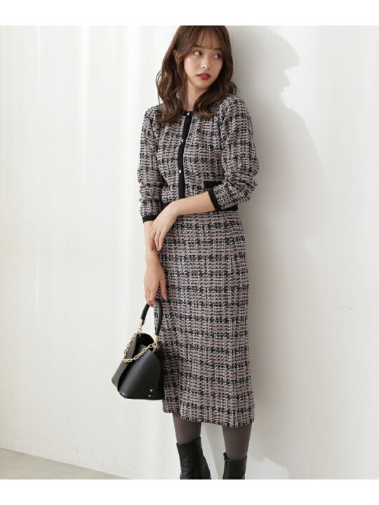 楽天市場】【SALE／30%OFF】ツイードニットセットアップ PROPORTION  