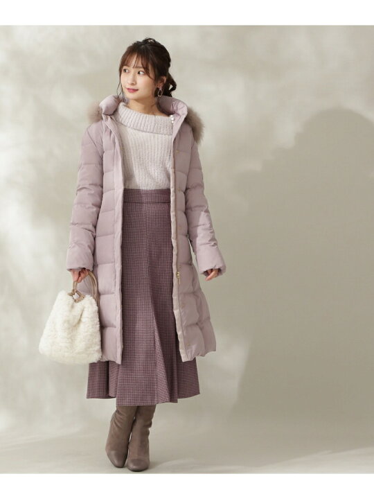 楽天市場】ファー付きロングダウンコート PROPORTION BODY DRESSING 