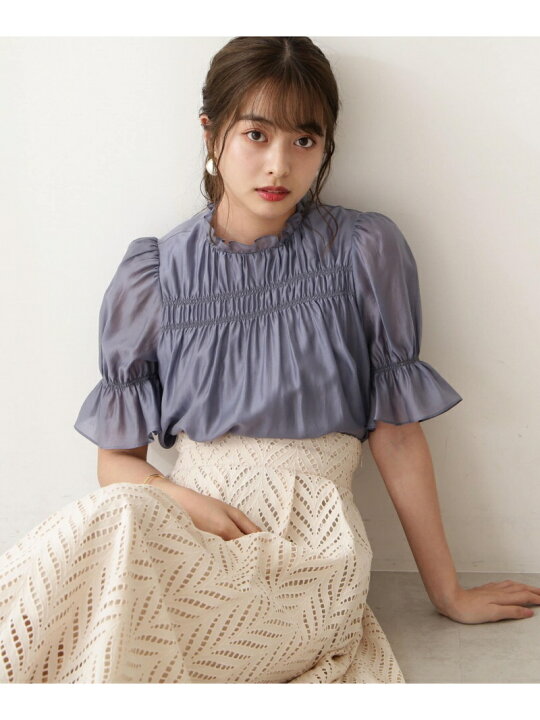 楽天市場】【SALE／10%OFF】シャーリングブラウス PROPORTION BODY 