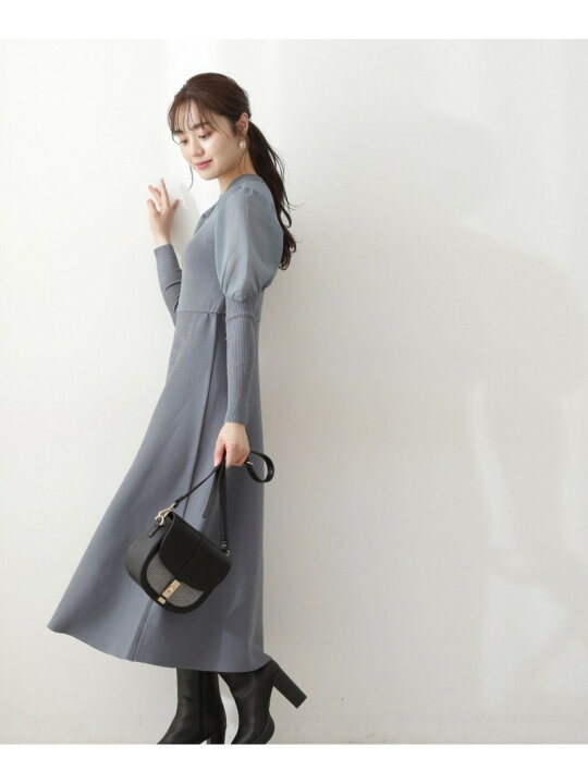 楽天市場】【SALE／50%OFF】シアーパフニットワンピース PROPORTION 