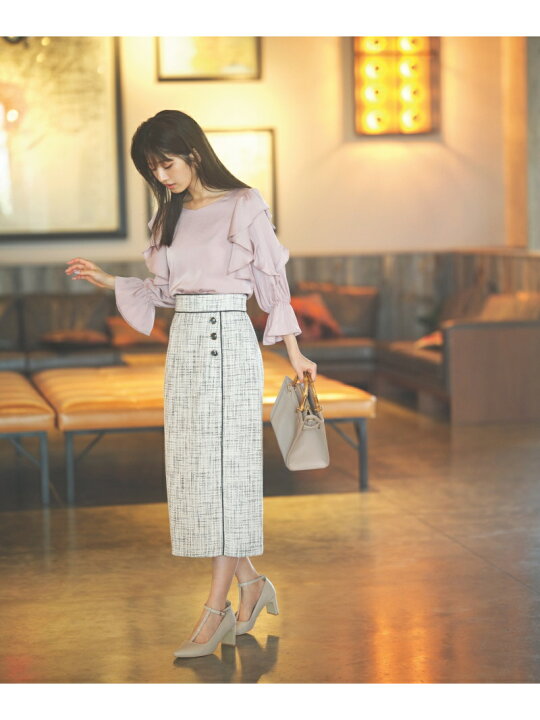 楽天市場】【SALE／50%OFF】ツイードタイトスカート PROPORTION 