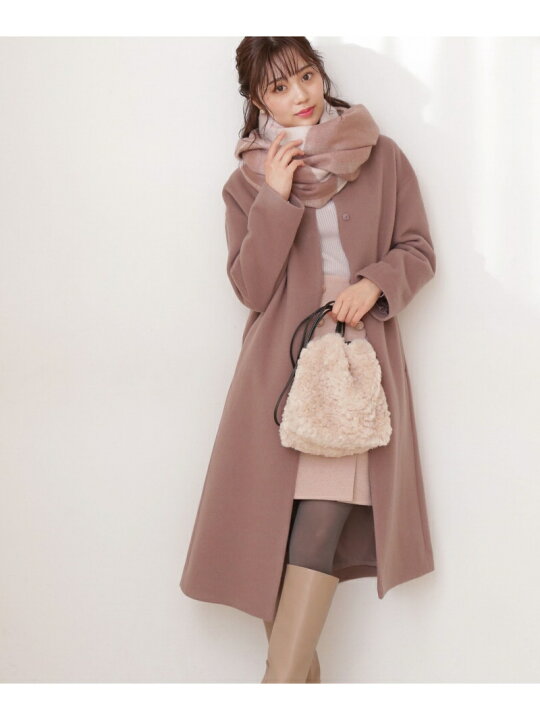 楽天市場】バックボリュームノーカラーコート PROPORTION BODY 