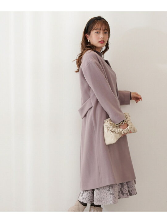 楽天市場】バックボリュームノーカラーコート PROPORTION BODY 