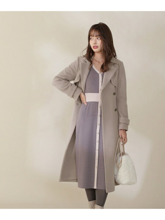 楽天市場】｜美人百花11月号掲載｜ウールトレンチコート PROPORTION 