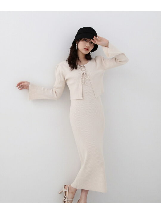 楽天市場】【SALE／50%OFF】リボンニットSET UP 24SS PROPORTION BODY 