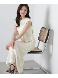 【SALE／30%OFF】クロッシェニット SET UP PROPORTION BODY DRESSING プロポーションボディドレッシング ワンピース・ドレス ワンピース ブラック ベージュ【RBA_E】【送料無料】[Rakuten Fashion]