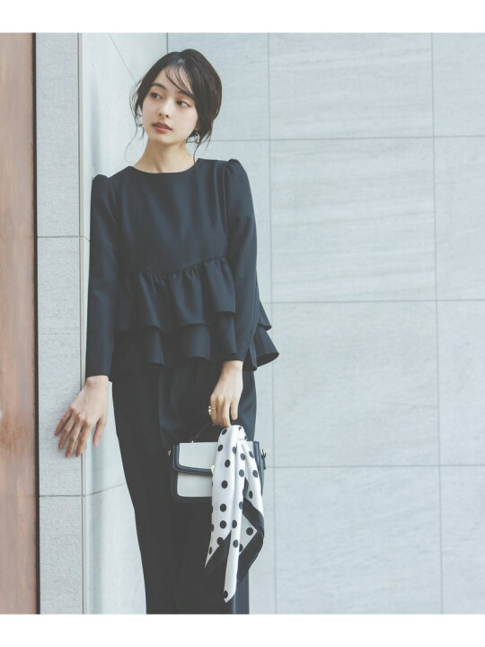 楽天市場】【SALE／10%OFF】＜ウォッシャブル＞ランダムヘムペプラム 
