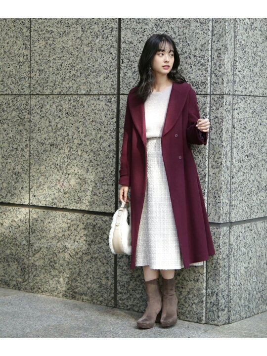 楽天市場】【SALE／30%OFF】｜美人百花11月号掲載 ｜ ウールガウン 