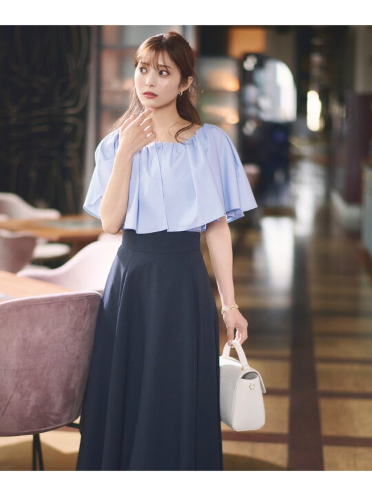 楽天市場】ファブリックフレアスカート PROPORTION BODY DRESSING  