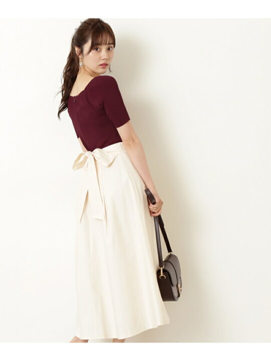 楽天市場 Sale 50 Off ハートカットニットドッキングワンピース Proportion Body Dressing プロポーションボディドレッシング ワンピース ドレス その他のワンピース ドレス ブラック Rba E 送料無料 Rakuten Fashion Proportion Body Dressing