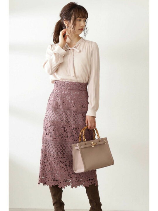 楽天市場】【SALE／30%OFF】切替レースタイトスカート PROPORTION BODY  