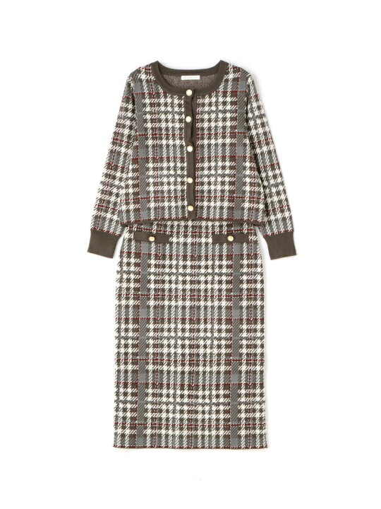 楽天市場】【SALE／50%OFF】チェックジャガードセットアップ 