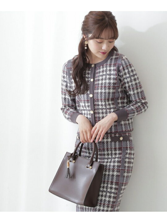 楽天市場】【SALE／50%OFF】チェックジャガードセットアップ 