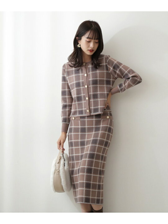 楽天市場】【SALE／50%OFF】チェックジャガードセットアップ  