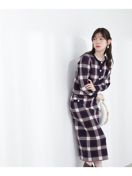 楽天市場】【SALE／50%OFF】チェックジャガードセットアップ  