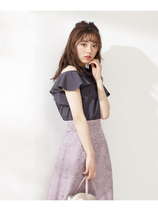 楽天市場】【SALE／50%OFF】オープンショルダー2Wayブラウス 