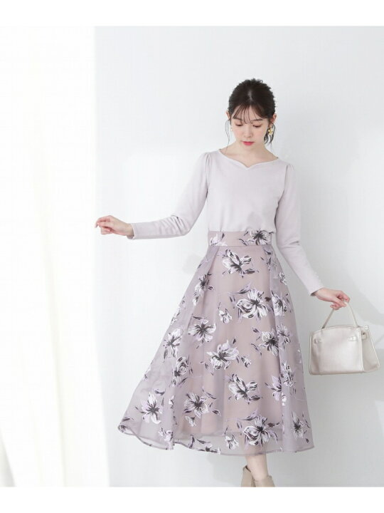 楽天市場】【SALE／20%OFF】ラバーフラワータックスカート PROPORTION 