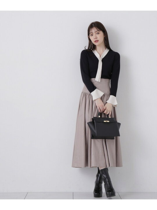 楽天市場】【SALE／30%OFF】バイカラーボウタイニット PROPORTION BODY 